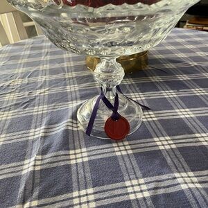 William Yeoward Glass Pedestal Bowl